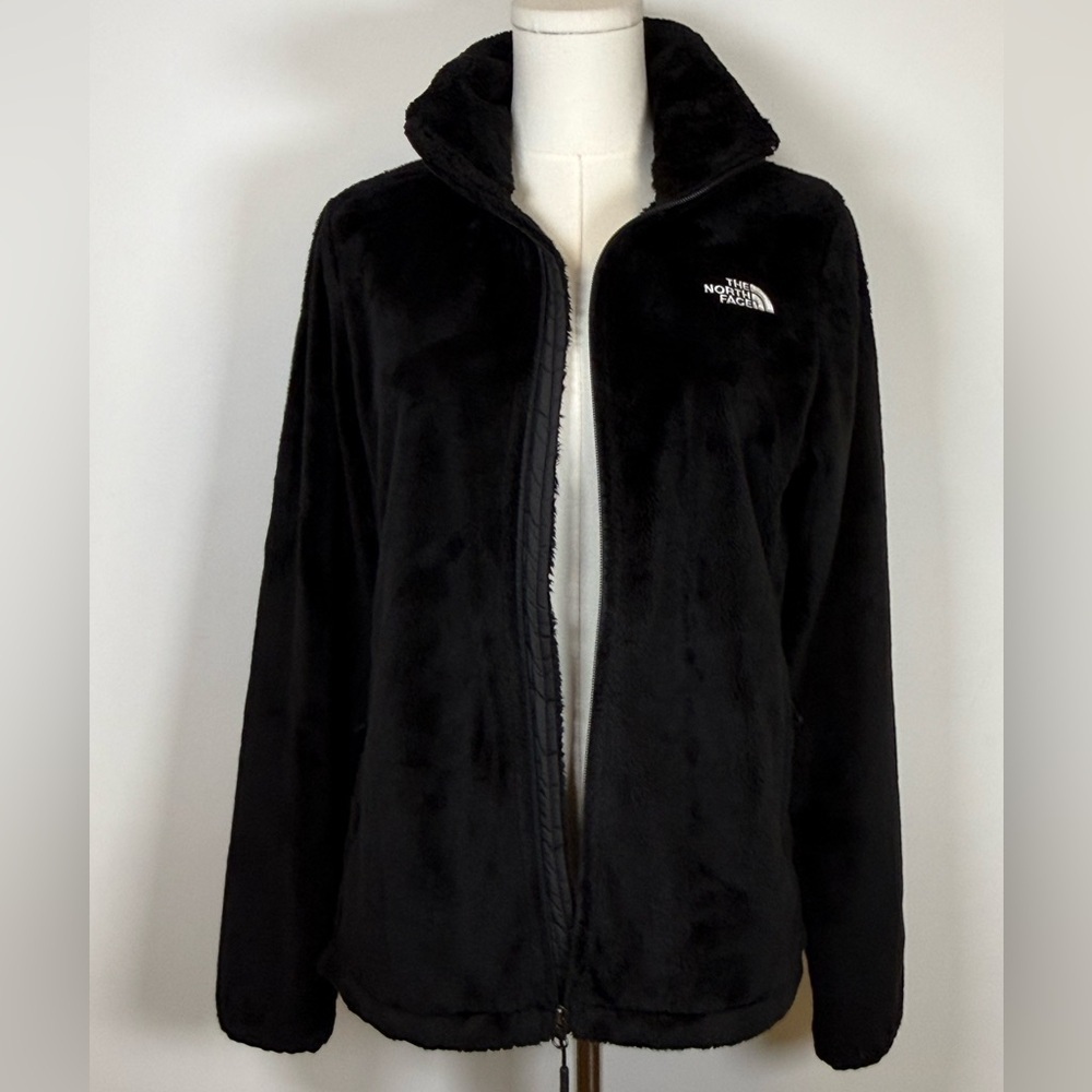 The North Face ‘Osito’ Jacket Soft Black High-Pile Fleece Women’s Size Small - Picture 10 of 16